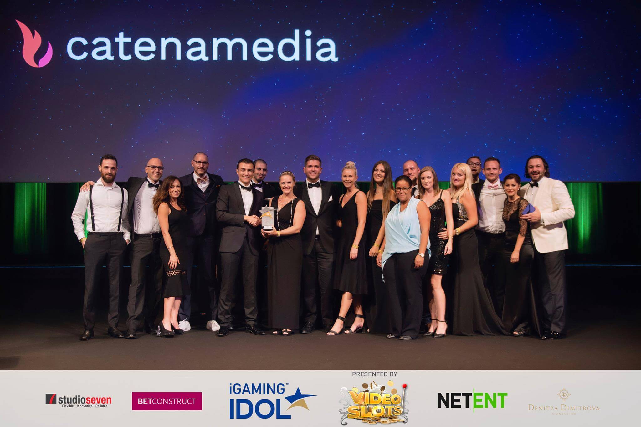 Catena Media Employer of the Year 2017 in iGamingIdol awards